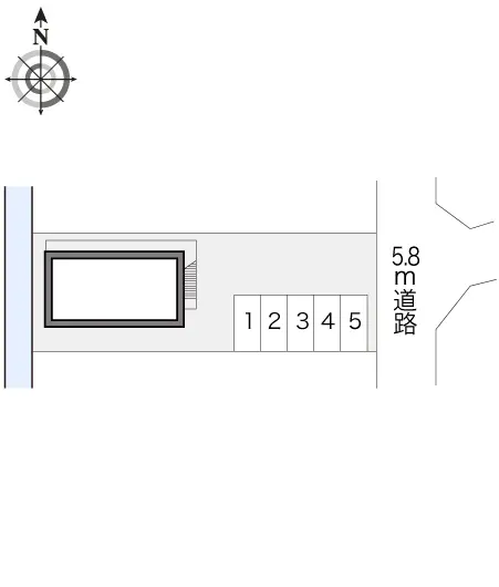 ★手数料０円★岡山市北区大安寺南町１丁目 月極駐車場